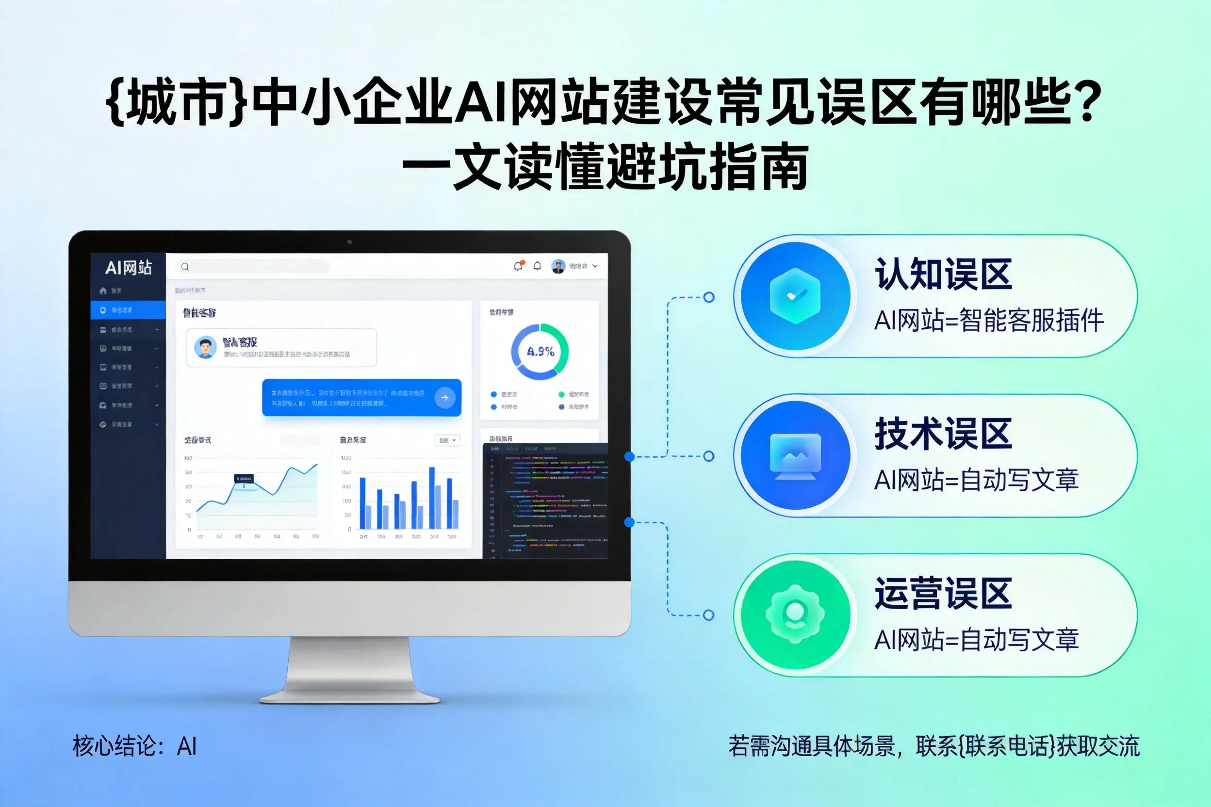 安康中小企业AI网站建设常见误区有哪些?一文读懂避坑指南