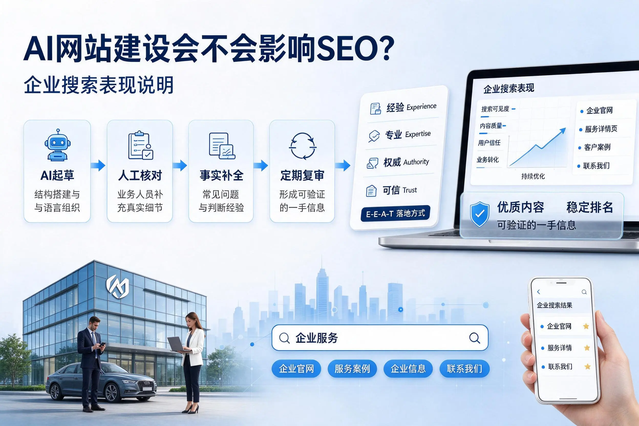 AI网站建设会不会影响SEO？安康企业搜索表现说明